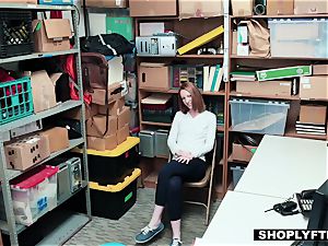 ginger-haired teenager arrested and drilled in the office