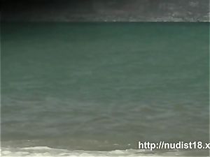 naturist beach spycam shoots bare honies sunbathing